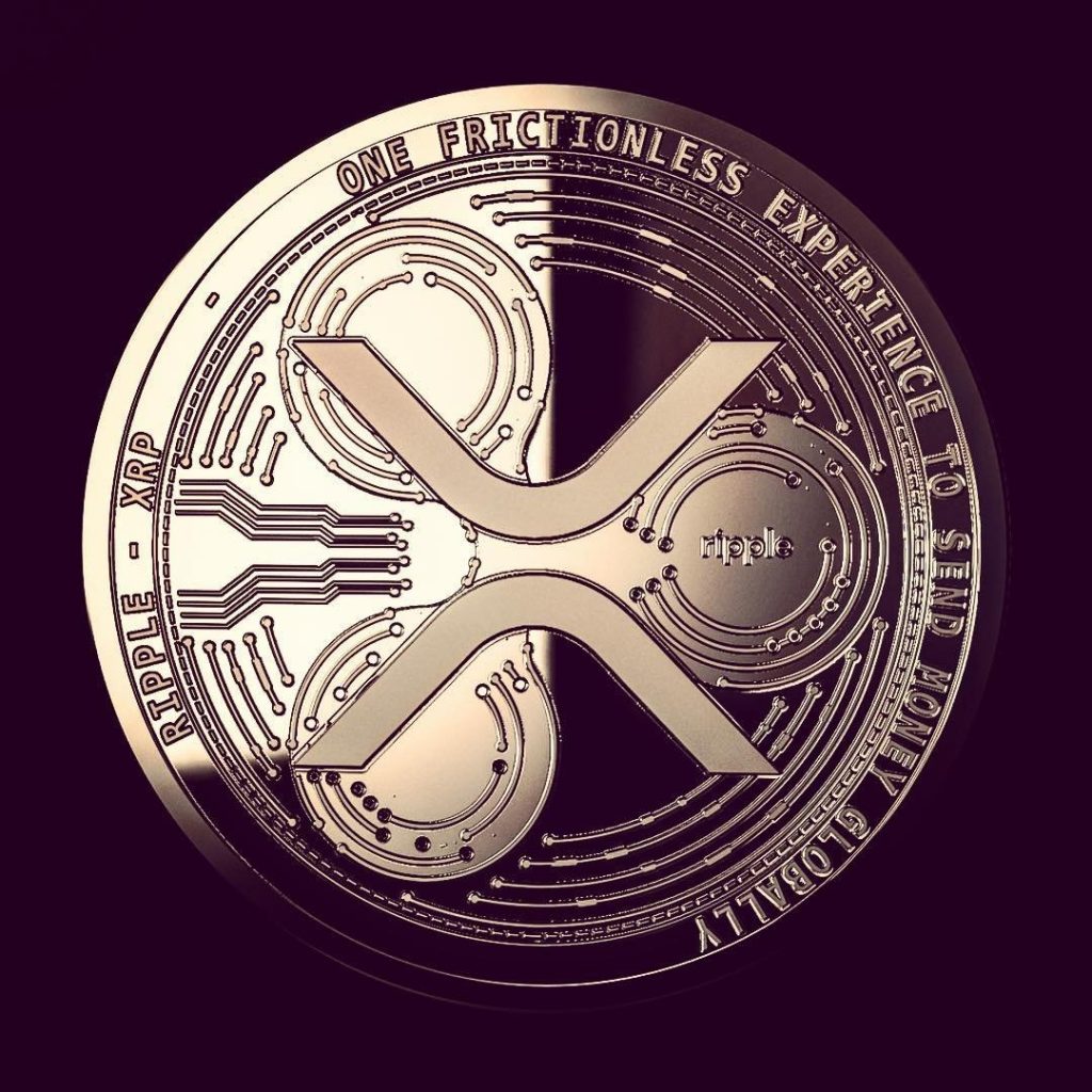 Ripple : Finished this physical Ripple XRP coin in a ...